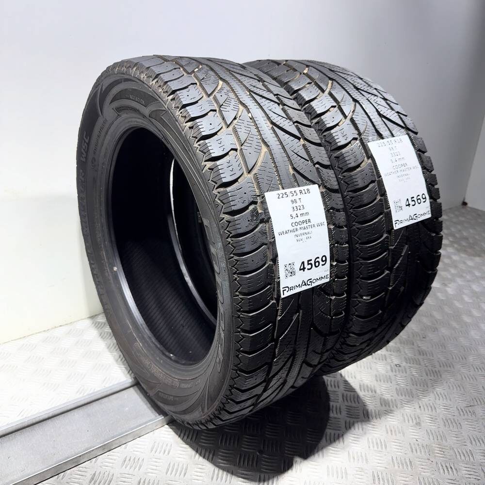 Gomme Usate 225 55 R18 98T Cooper Weather-Master Wsc 77% Invernali - immagine 7