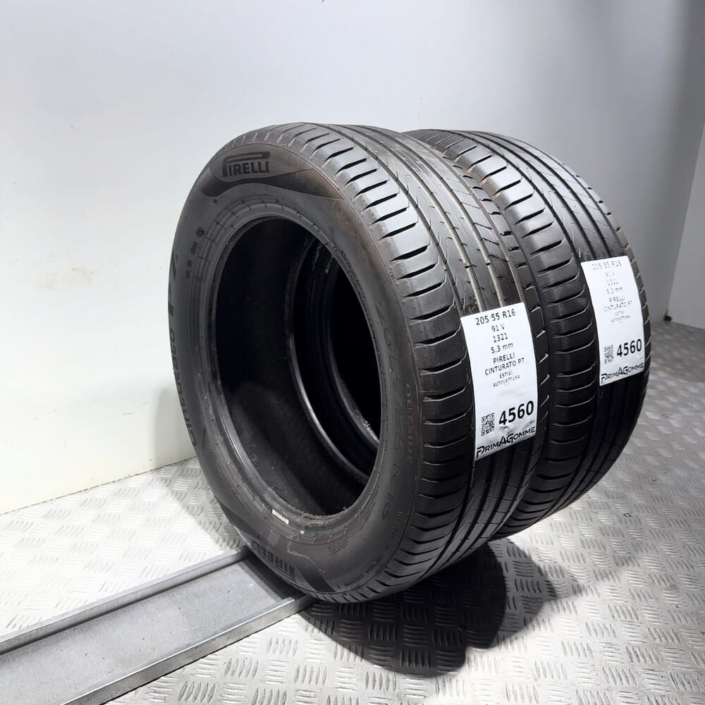 Gomme Usate 205 55 R16 91V Pirelli Cinturato P7 76% Estive - immagine 7