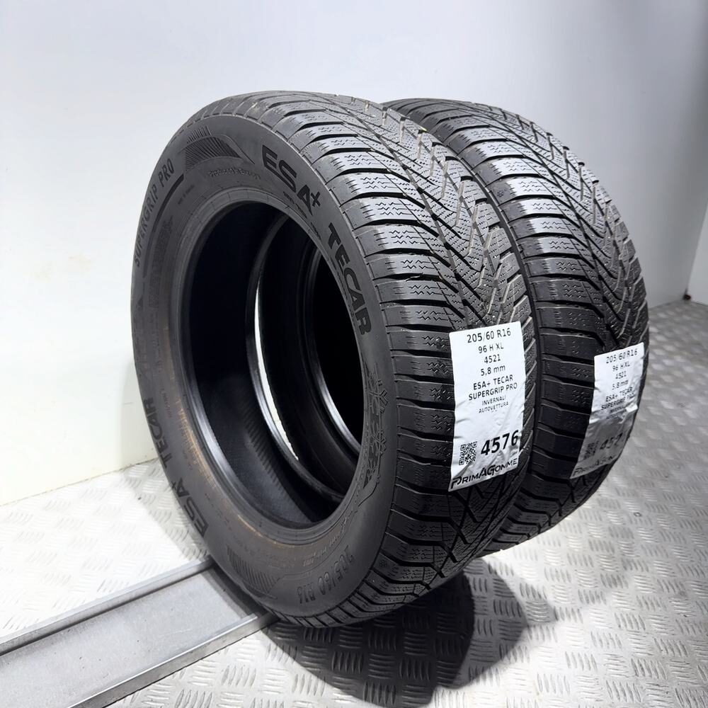 Gomme Usate 205 60 R16 96H XL Esa+ Tecar Supergrip Pro 83% Invernali - immagine 7