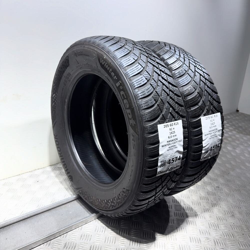 Gomme Usate 205 60 R16 92H Hankook Winter I*Cept RS3 86% Invernali - immagine 7