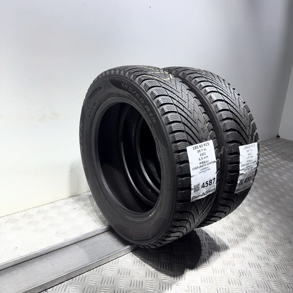 Gomme Usate 185 60 R15 88T XL Pirelli Cinturato Winter Invernali - immagine 7