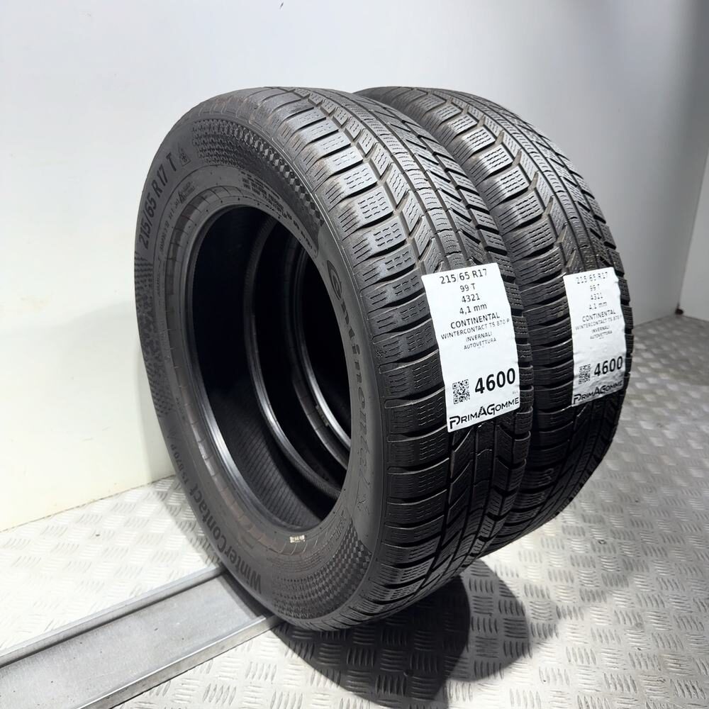 Gomme Usate 215 65 R17 99T Continental Wintercontact TS 870 P Invernali - immagine 7
