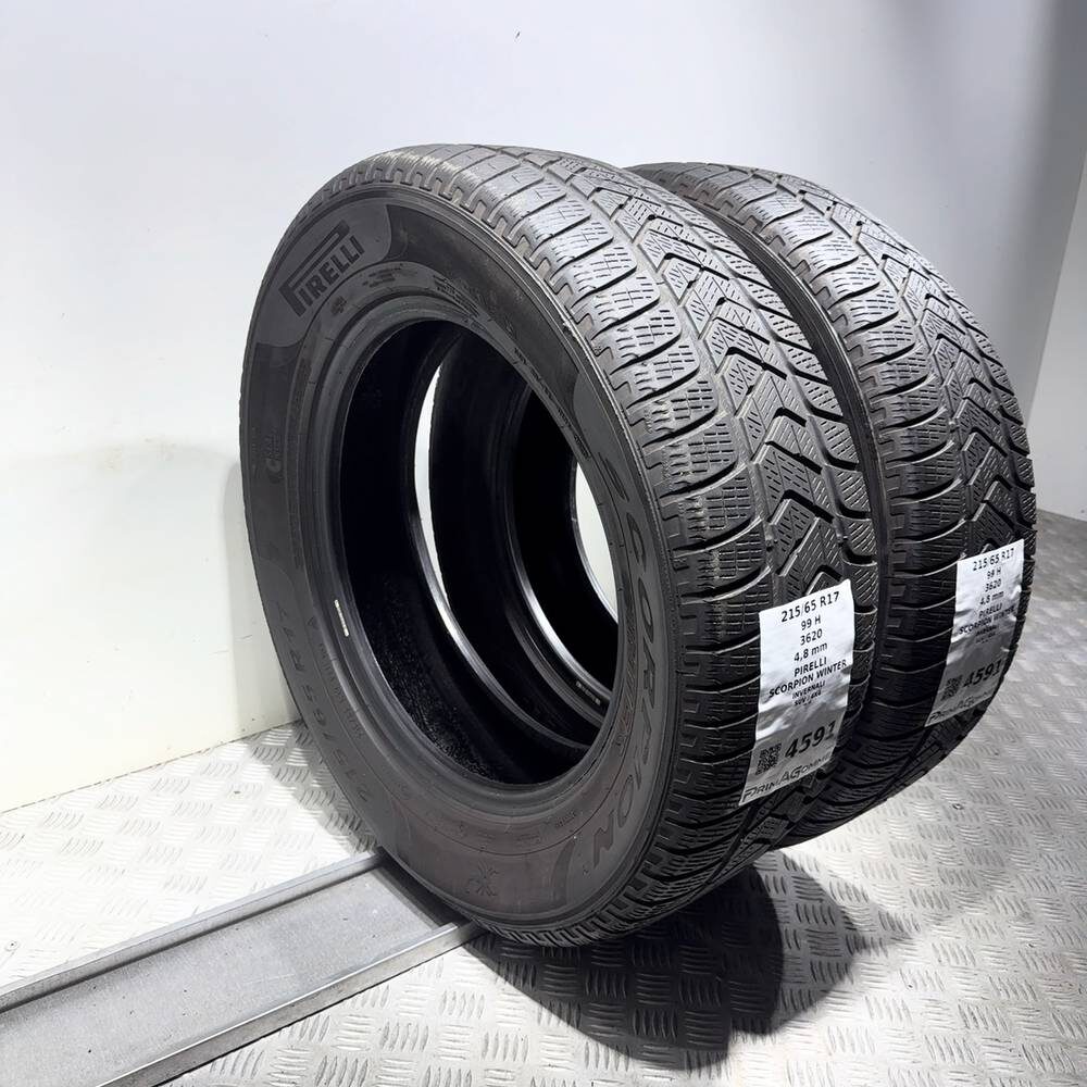 Gomme Usate 215 65 R17 99H Pirelli Scorpion Winter Invernali - immagine 7