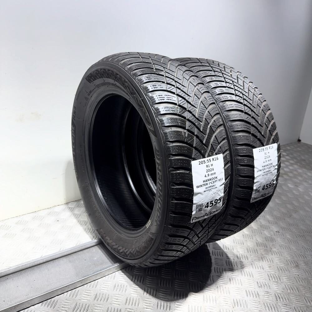 Gomme Usate 205 55 R16 91H Hankook Winter I*Cept RS3 Invernali - immagine 7