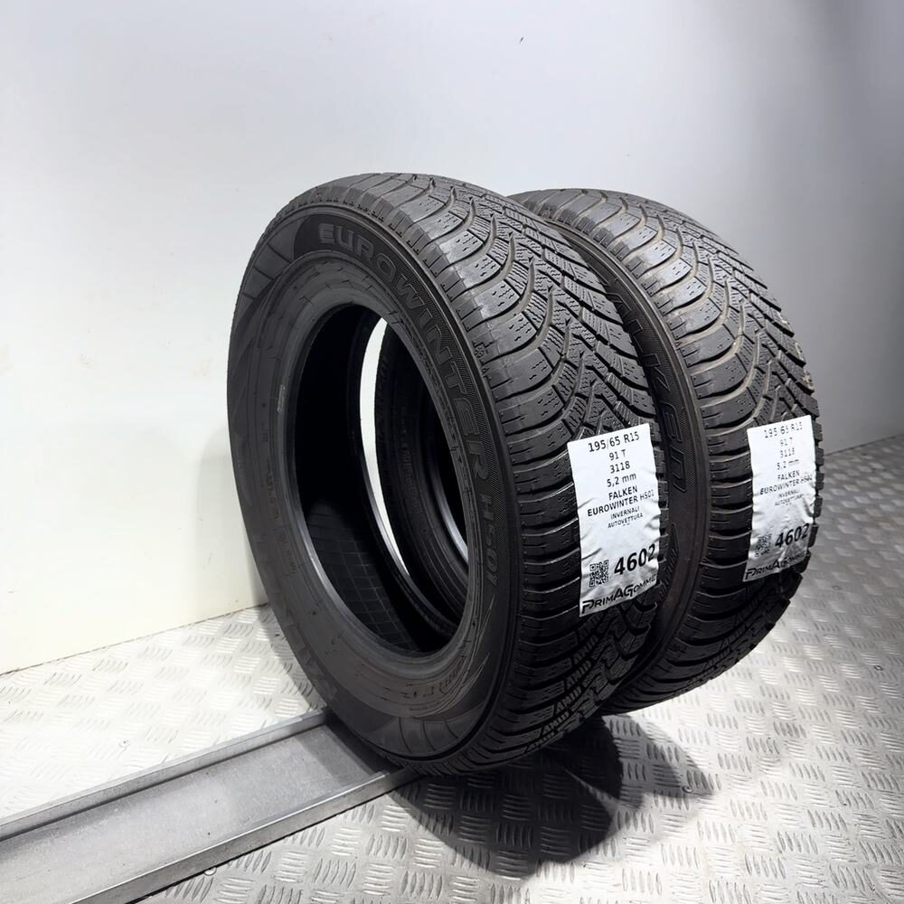 Gomme Usate 195 65 R15 91T Falken Eurowinter HS01 74% Invernali - immagine 7