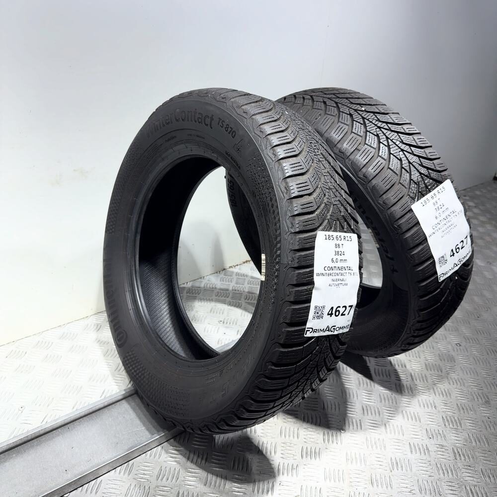 Gomme Usate 185 65 R15 88T Continental Wintercontact TS 870 86% Invernali - immagine 7