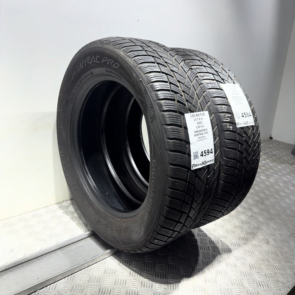 Gomme Usate 235 60 R18 107H XL Vredestein Wintrac Pro 83% Invernali - immagine 7