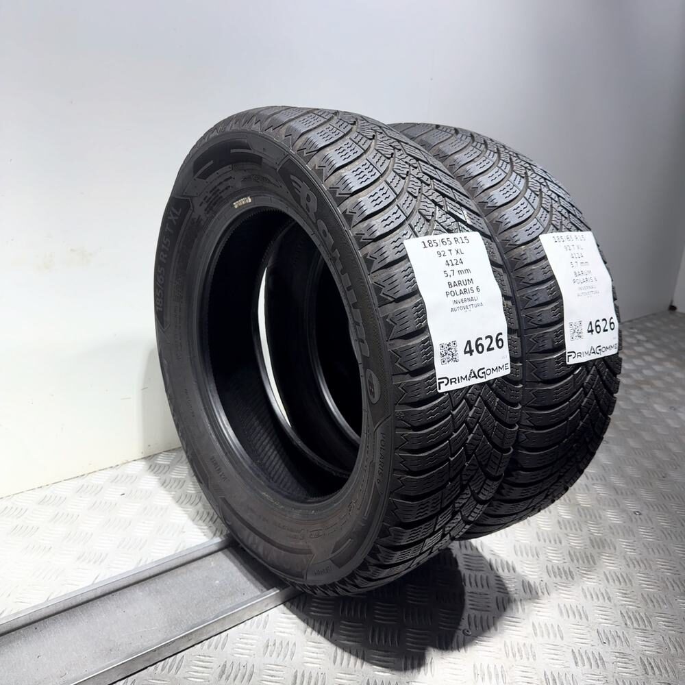 Gomme Usate 185 65 R15 XL 92T XL Barum Polaris 6 81% Invernali - immagine 7