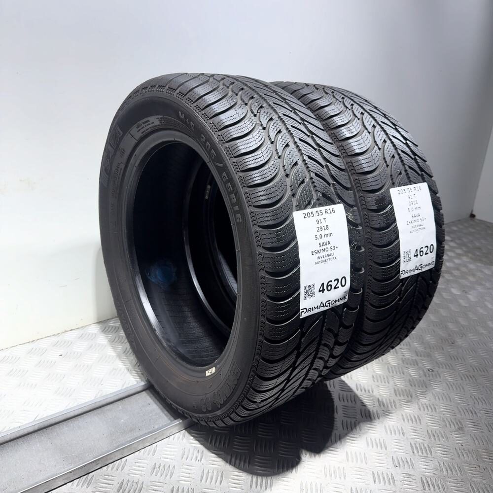 Gomme Usate 205 55 R16 91T Sava Eskimo S3+ 71% Invernali - immagine 7