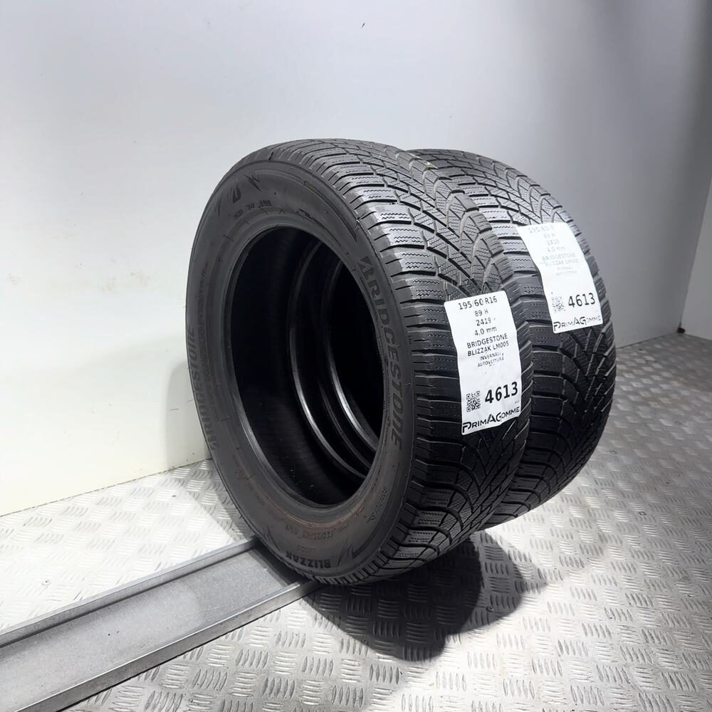 Gomme Usate 195 60 R16 89H Bridgestone Blizzak LM005 Invernali - immagine 7