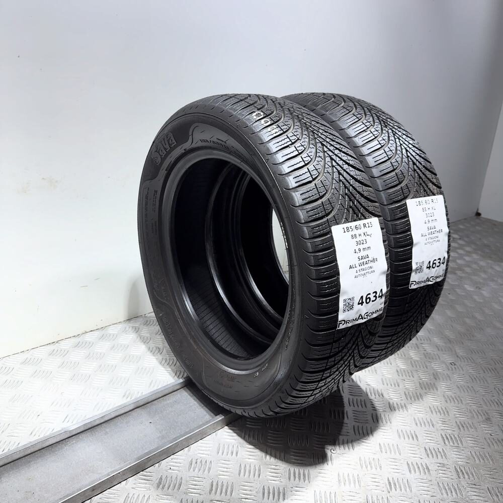 Gomme Usate 185 60 R15 88H XL Sava All Weather 4 Stagioni - immagine 7