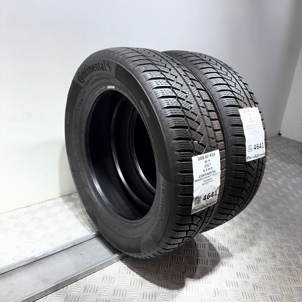 Gomme Usate 205 60 R16 92H Continental Wintercontact TS 850 P 79% Invernali - immagine 7