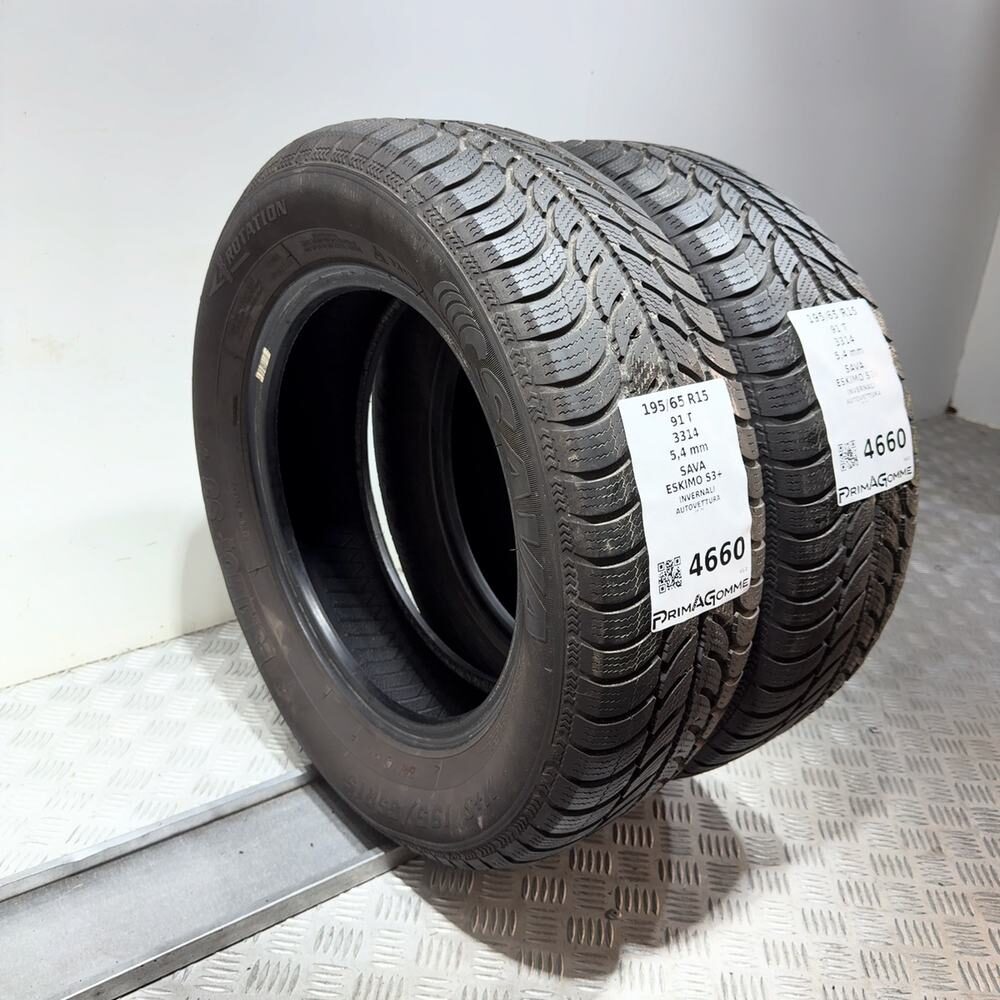 Gomme Usate 195 65 R15 91T Sava Eskimo S3+ 77% Invernali - immagine 7