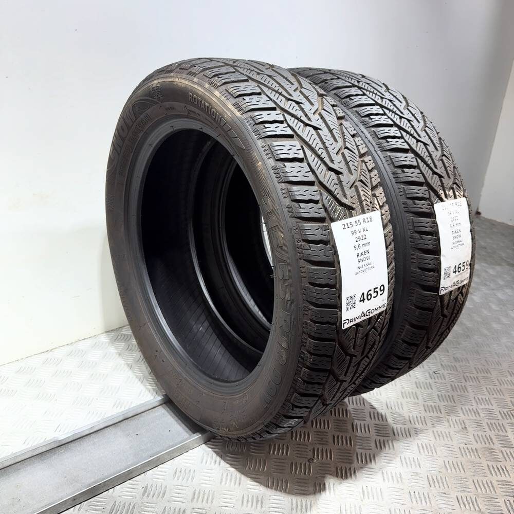 Gomme Usate 215 55 R18 99V XL Riken Snow 80% Invernali - immagine 7