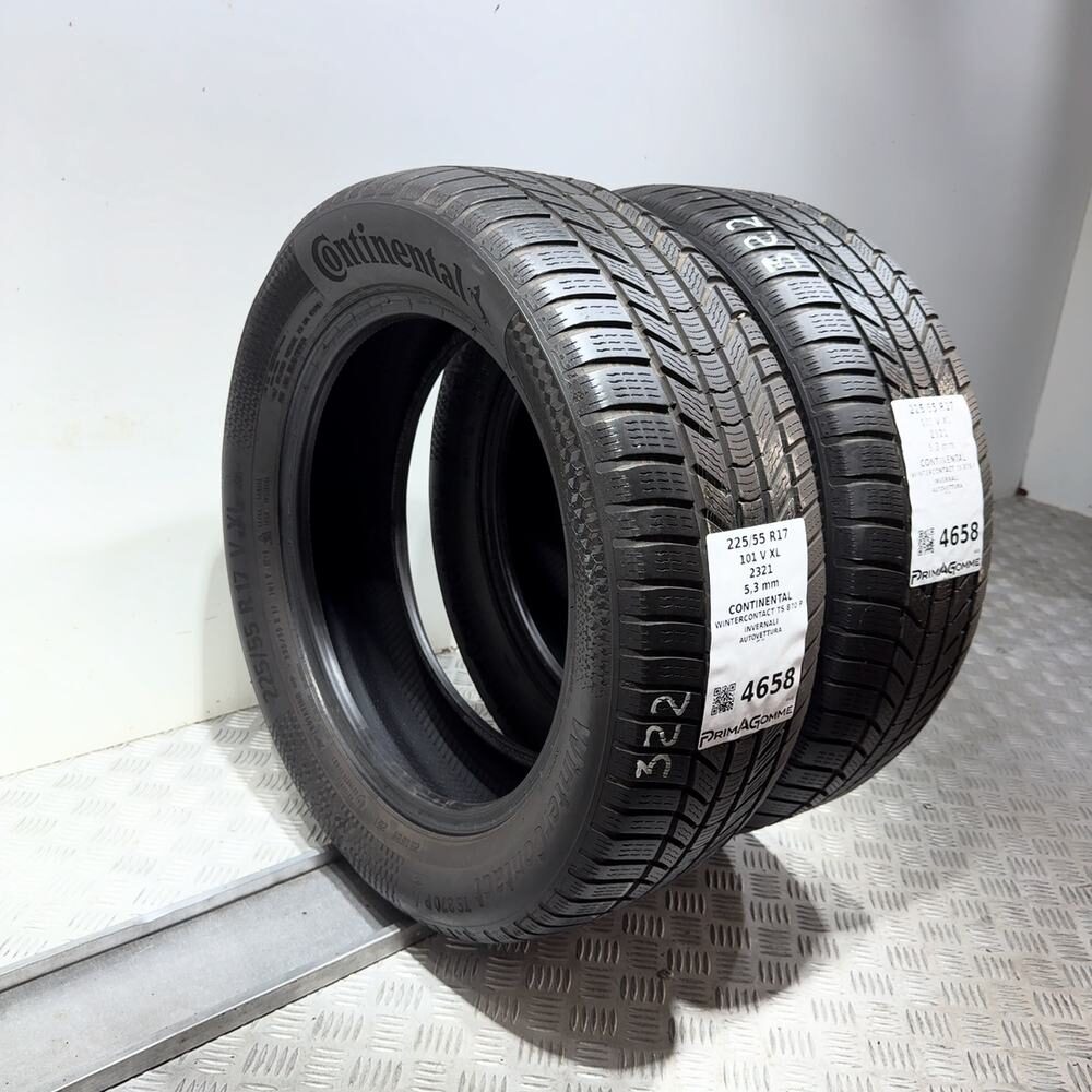 Gomme Usate 225 55 R17 101V XL Continental Wintercontact TS 870 P 76% Invernali - immagine 7