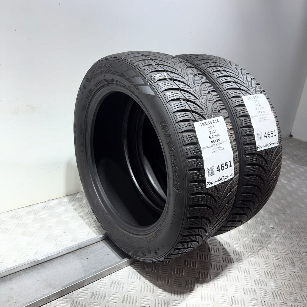 Gomme Usate 195 55 R16 87T Nexen Winguard Snow G WH2 86% Invernali - immagine 7