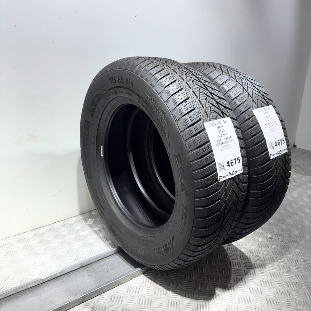 Gomme Usate 215 65 R16 98H Esa+ Tecar Supergrip Pro 74% Invernali - immagine 7
