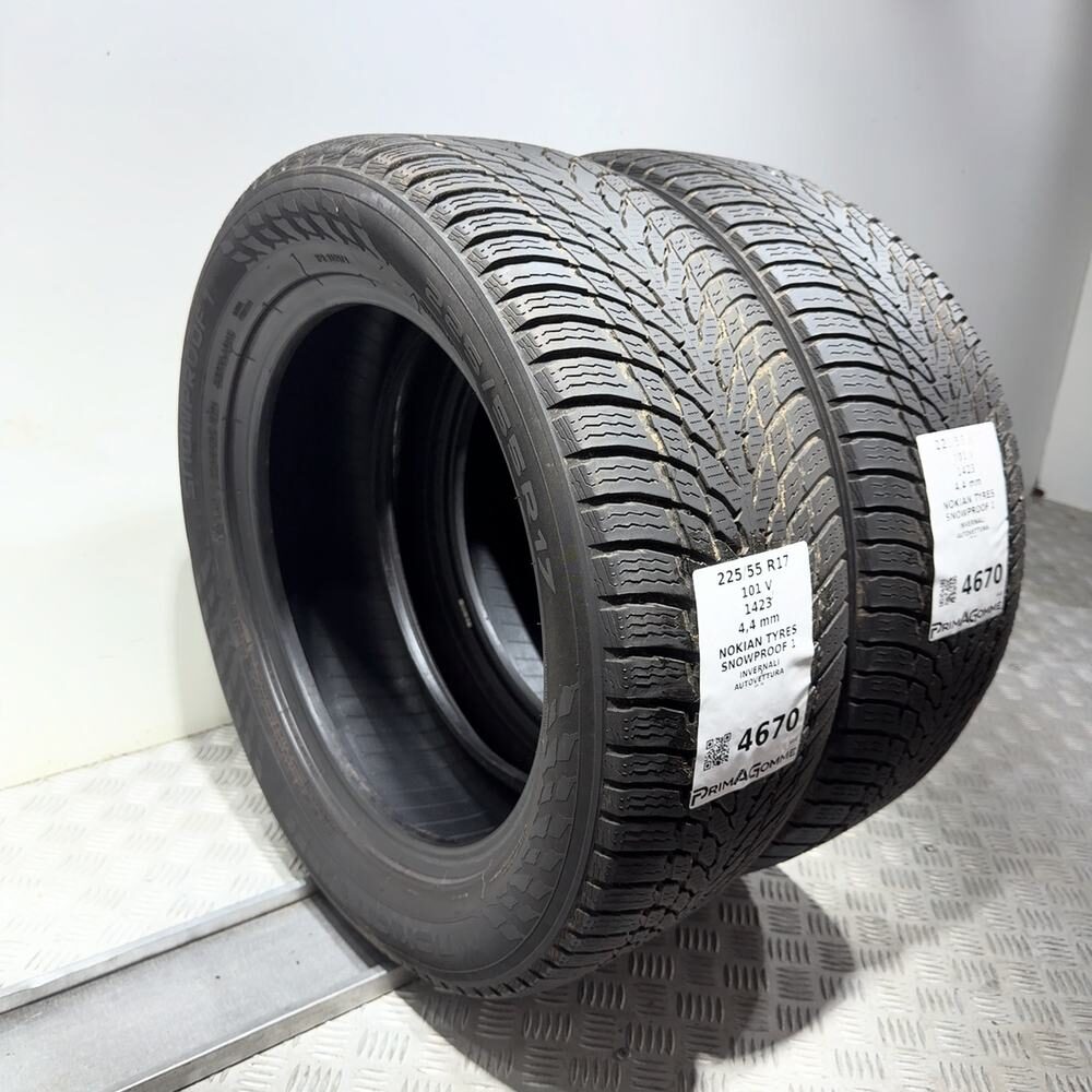 Gomme Usate 225 55 R17 101V Nokian Tyres Snowproof 1 Invernali - immagine 7