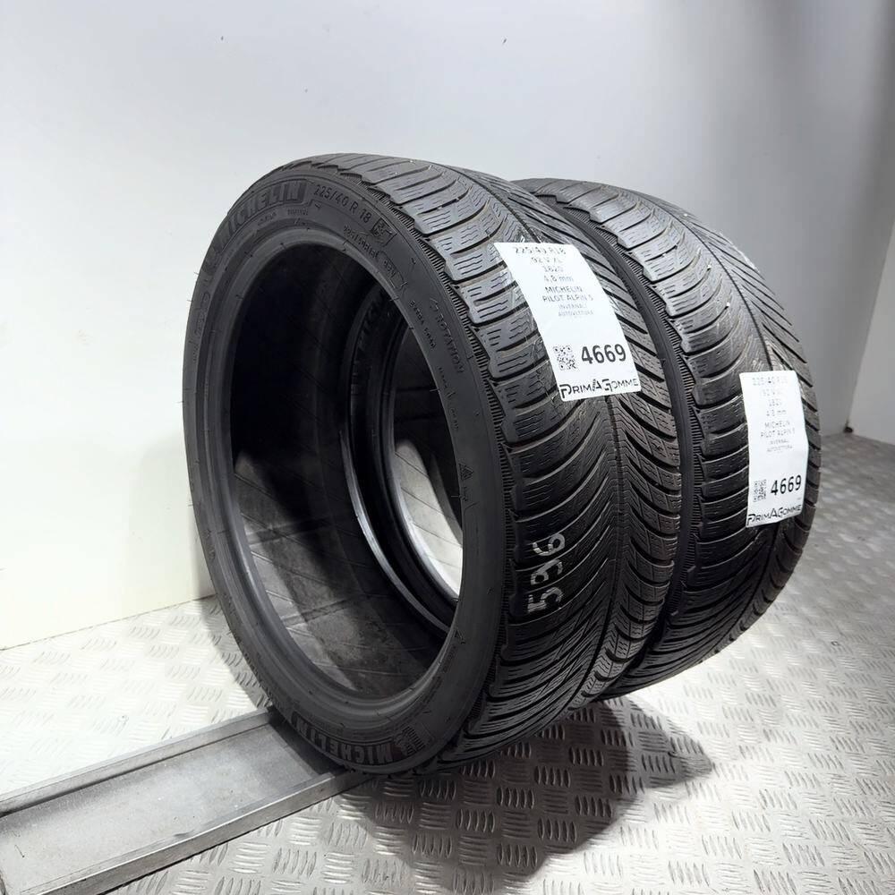 Gomme Usate 225 40 R18 92V XL Michelin Pilot Alpin 5 Invernali - immagine 7