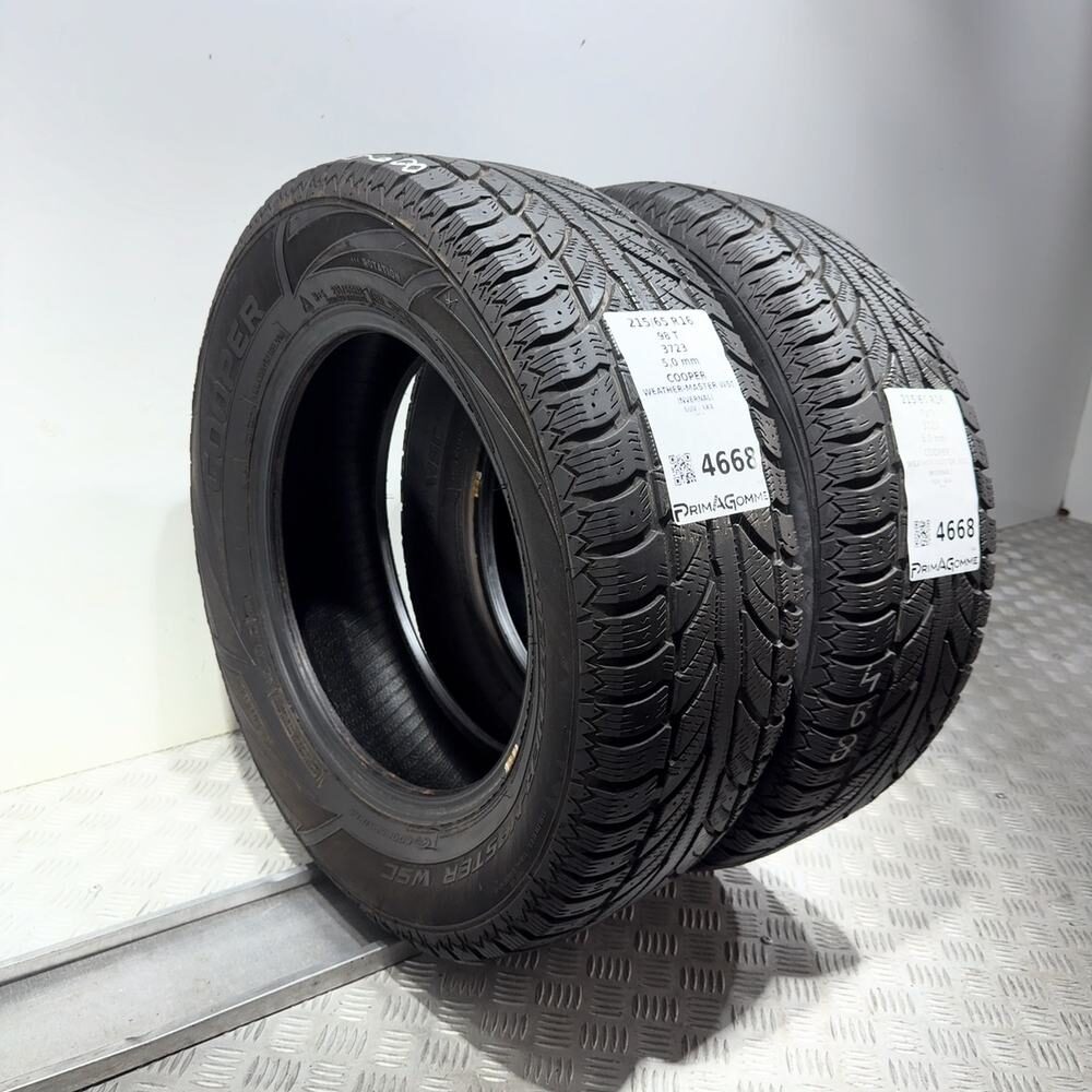 Gomme Usate 215 65 R16 98T Cooper Weather-Master Wsc 71% Invernali - immagine 7