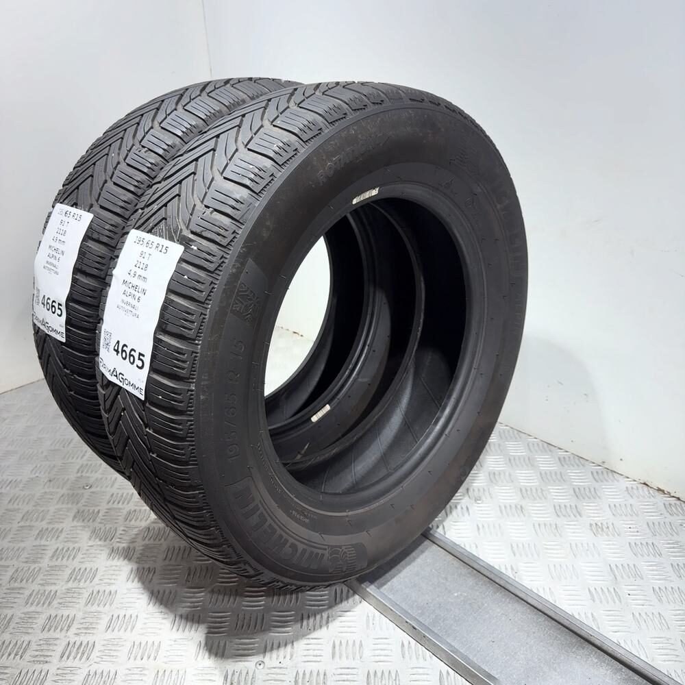 Gomme Usate 195 65 R15 91T Michelin Alpin 6 Invernali - immagine 7