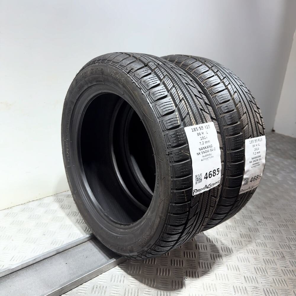 Gomme Usate 185 55 R15 86H XL Nankang NK Snow SV-2 98% Invernali - immagine 7