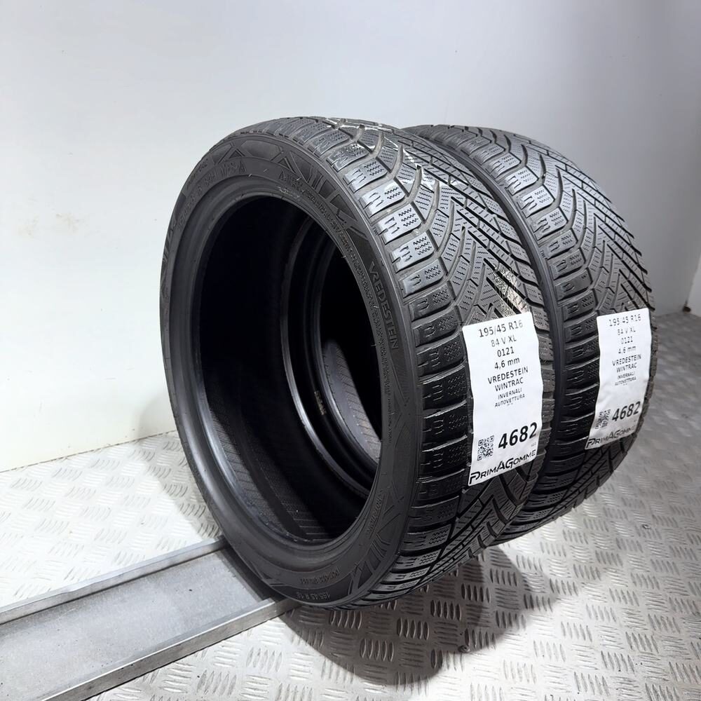 Gomme Usate 195 45 R16 84V XL Vredestein Wintrac Invernali - immagine 7