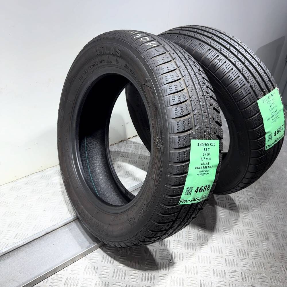 Gomma Usata 185 65 R15 88T Atlas Polarbear 1 81% Invernale - immagine 7