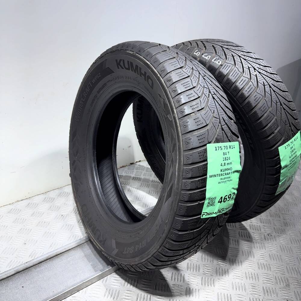 Gomme Usate 175 70 R14 84T Kumho Wintercraft WP52 Invernali - immagine 7