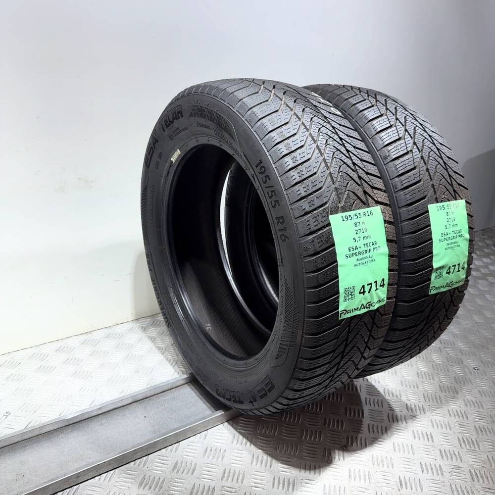 Gomme Usate 195 55 R16 87H Esa+ Tecar Supergrip Pro 81% Invernali - immagine 7