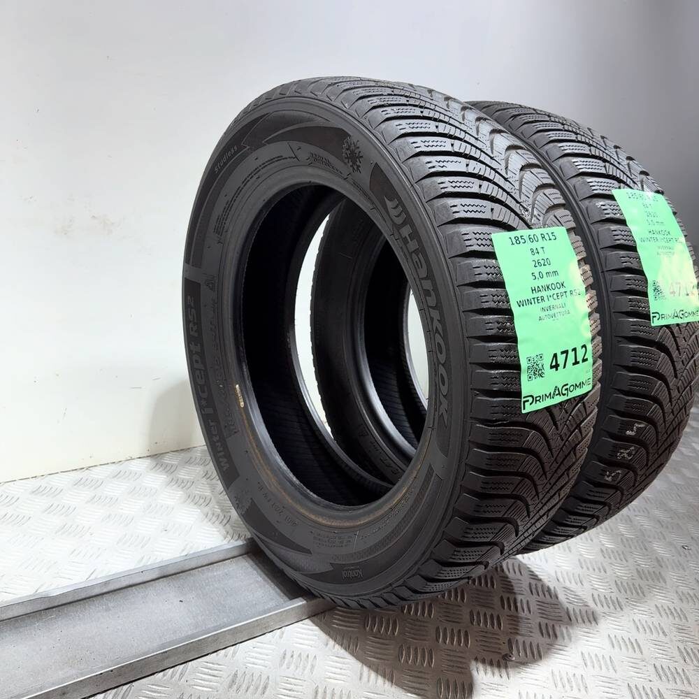 Gomme Usate 185 60 R15 84T Hankook Winter I*Cept RS2 71% Invernali - immagine 7