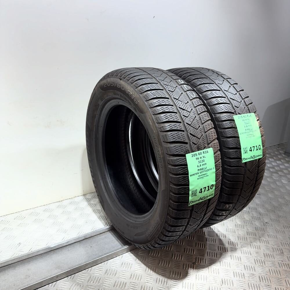 Gomme Usate 205 60 R16 96H XL Pirelli Winter Sottozero 3 Invernali - immagine 7