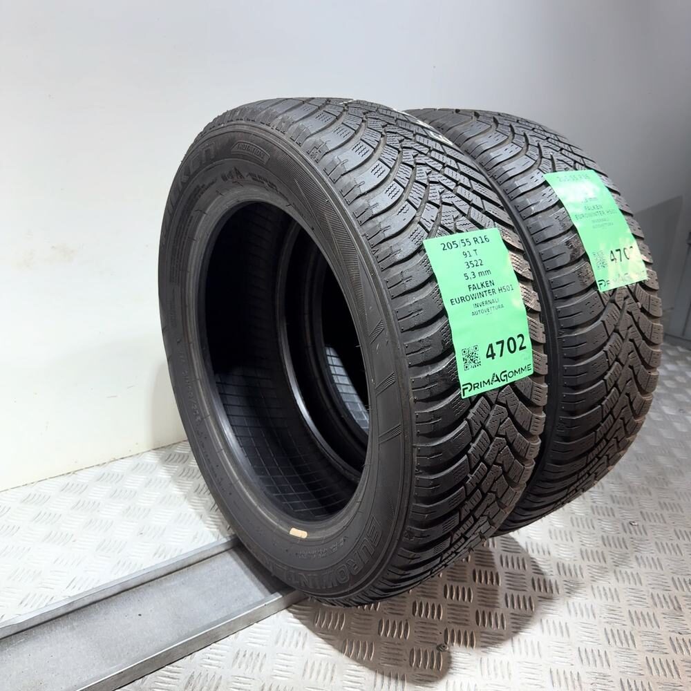 Gomme Usate 205 55 R16 91T Falken Eurowinter HS01 76% Invernali - immagine 7