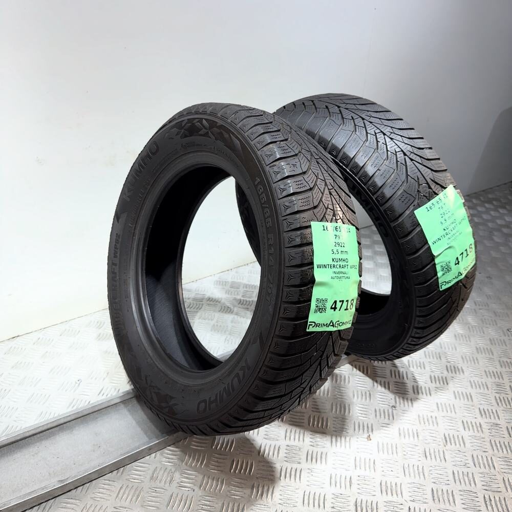 Gomme Usate 165 65 R14 79T Kumho Wintercraft WP52 79% Invernali - immagine 7