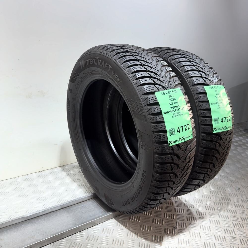 Gomme Usate 185 60 R15 88T Kumho Wintercraft WP51 76% Invernali - immagine 7