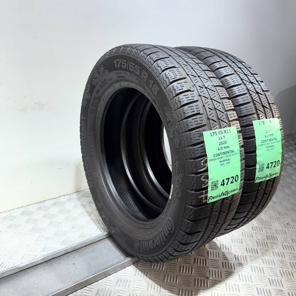 Gomme Usate 175 65 R15 84T Continental Crosscontact Cross Winter Invernali - immagine 7