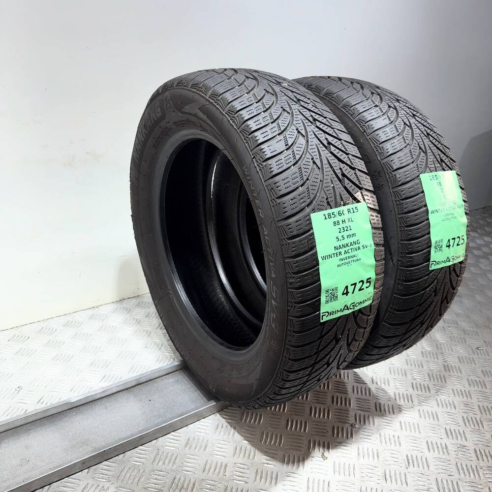 Gomme Usate 185 60 R15 88H XL Nankang Winter Activa SV-3 79% Invernali - immagine 7