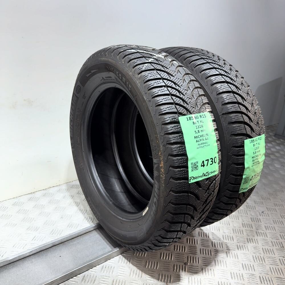 Gomme Usate 185 60 R15 88T XL Michelin Alpin A4 83% Invernali - immagine 7