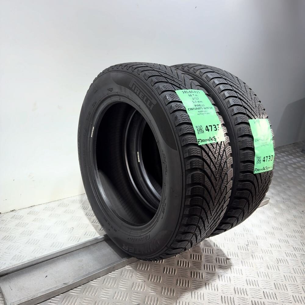 Gomme Usate 185 60 R15 88T XL Pirelli Cinturato Winter 71% Invernali - immagine 7