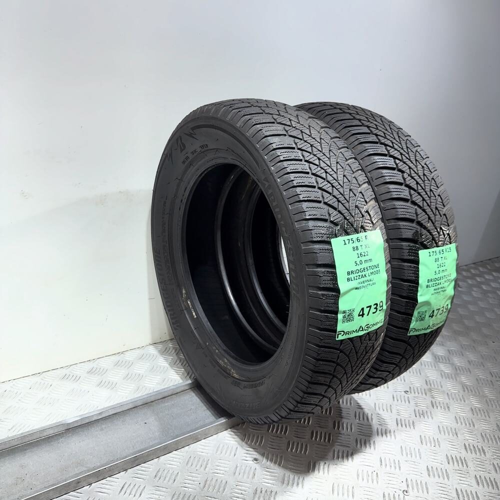 Gomme Usate 175 65 R15 88T XL Bridgestone Blizzak LM005 71% Invernali - immagine 7