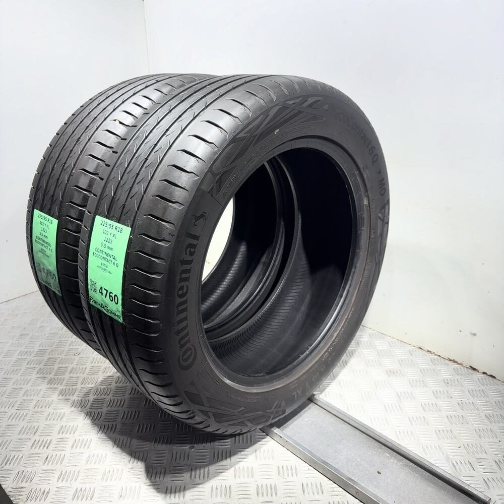 Gomme Usate 225 55 R18 102Y XL Continental Ecocontact 6 Q 79% Estive - immagine 7