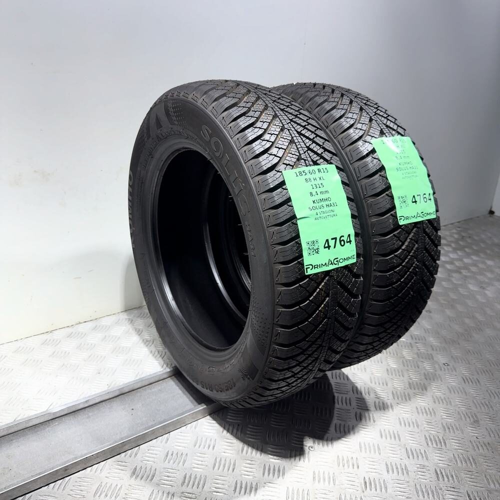 Gomme Usate 185 60 R15 88H XL Kumho Solus HA31 98% 4 Stagioni - immagine 7