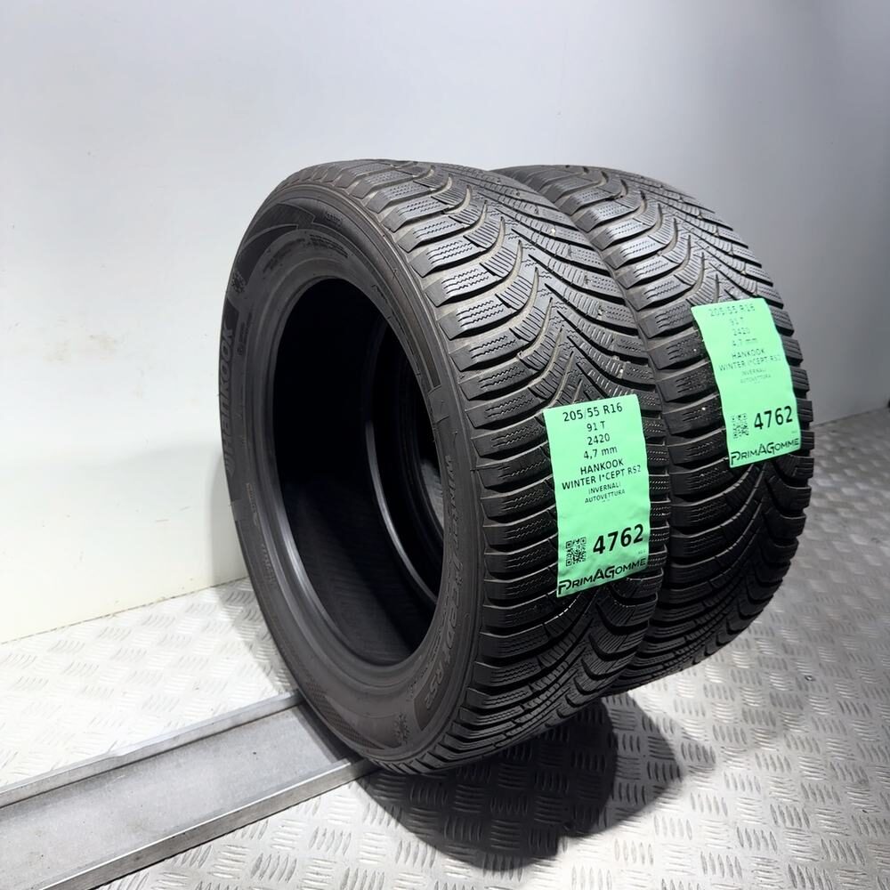 Gomme Usate 205 55 R16 91T Hankook Winter I*Cept RS2 Invernali - immagine 7