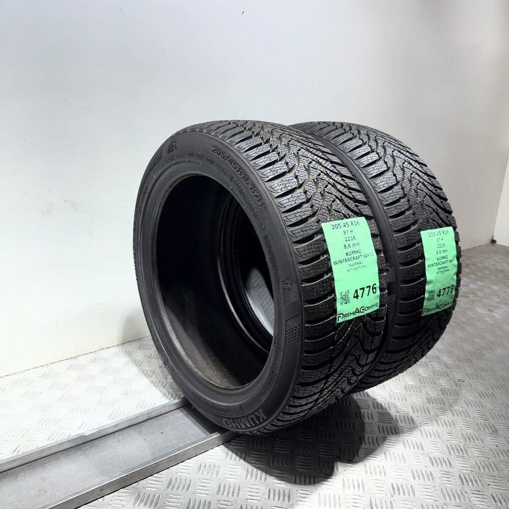 Gomme Usate 205 45 R16 87H Kumho Wintercraft WP51 98% Invernali - immagine 7