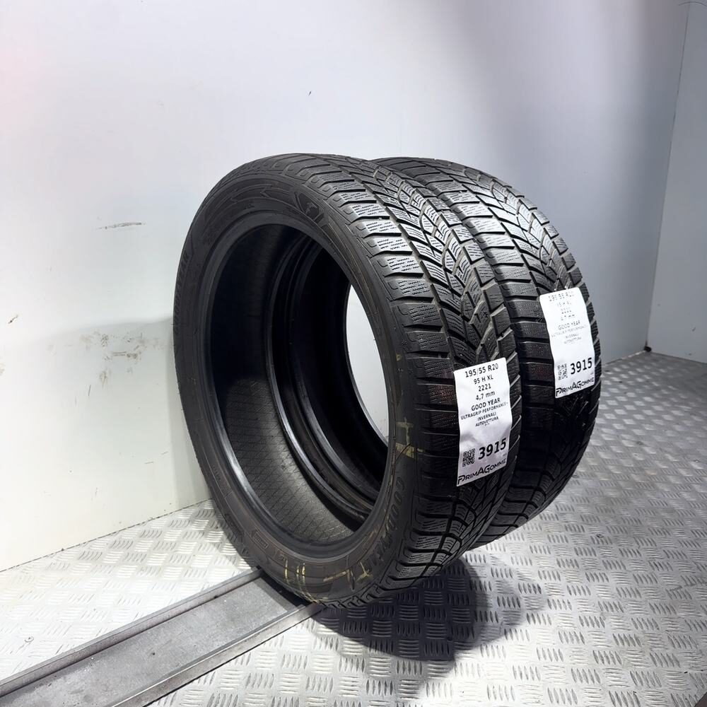 Gomme Usate 195 55 R20 95H XL GoodYear Ultragrip Performance+ Invernali - immagine 7