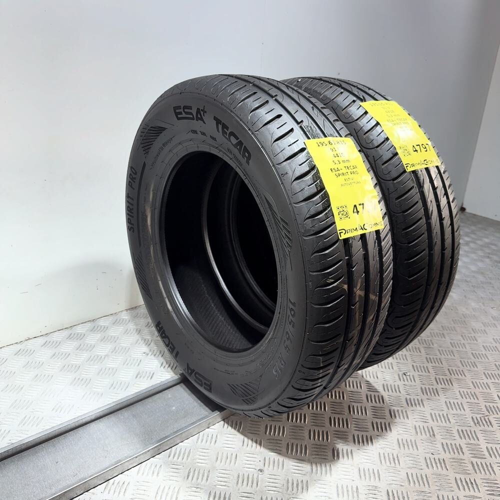 Gomme Usate 195 65 R15 91V Esa+ Tecar Spirit Pro 76% Estive - immagine 7