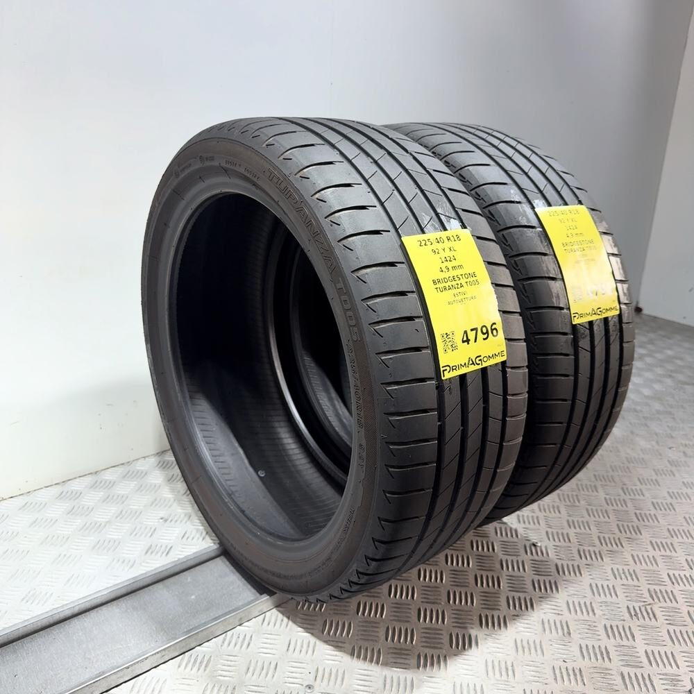 Gomme Usate 225 40 R18 92Y XL Bridgestone Turanza T005 Estive - immagine 7