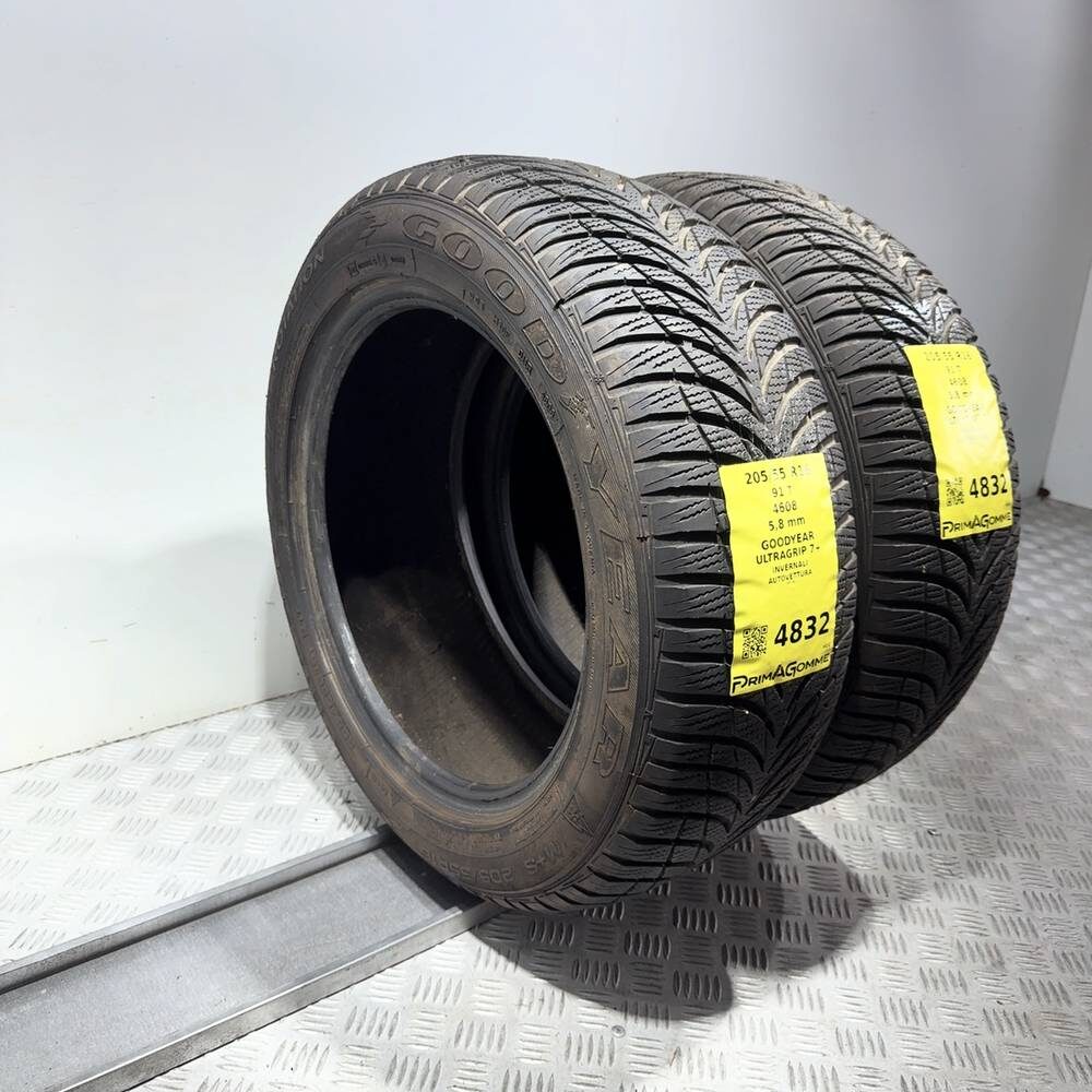 Gomme Usate 205 55 R16 91T Goodyear Ultragrip 7+ 83% Invernali - immagine 7