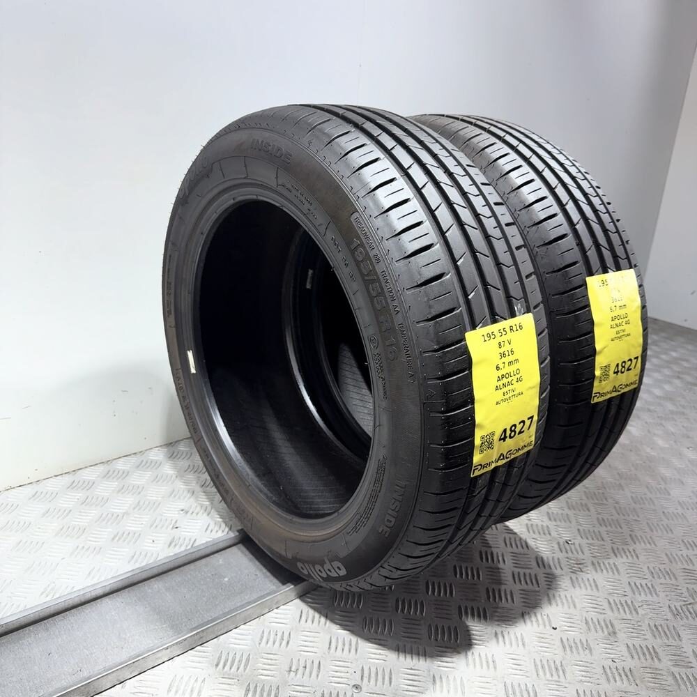 Gomme Usate 195 55 R16 87V Apollo Alnac 4G 96% Estive - immagine 7