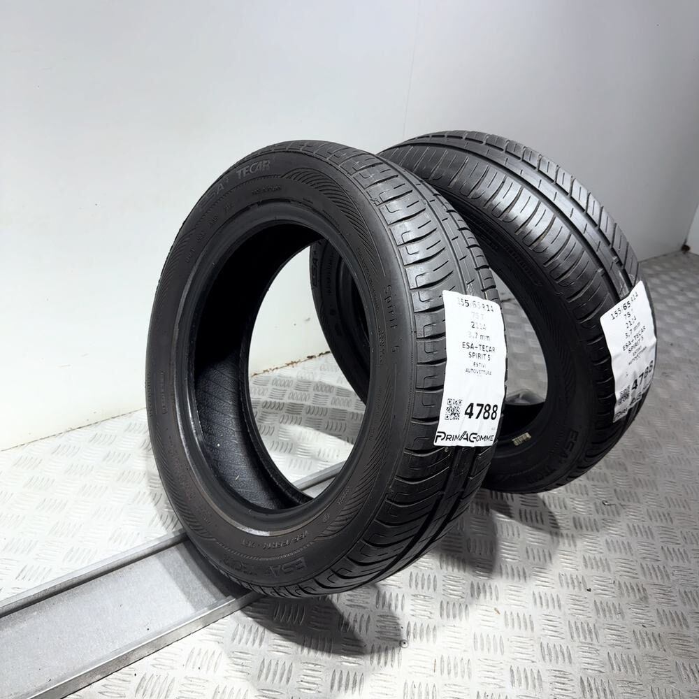 Gomme Usate 155 65 R14 75T Esa+Tecar Spirit 5 Estive - immagine 7